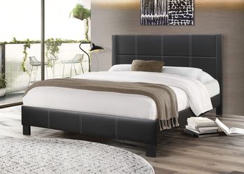 Twin bed frame and mattress