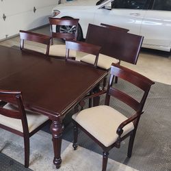 Table and 8 Chairs