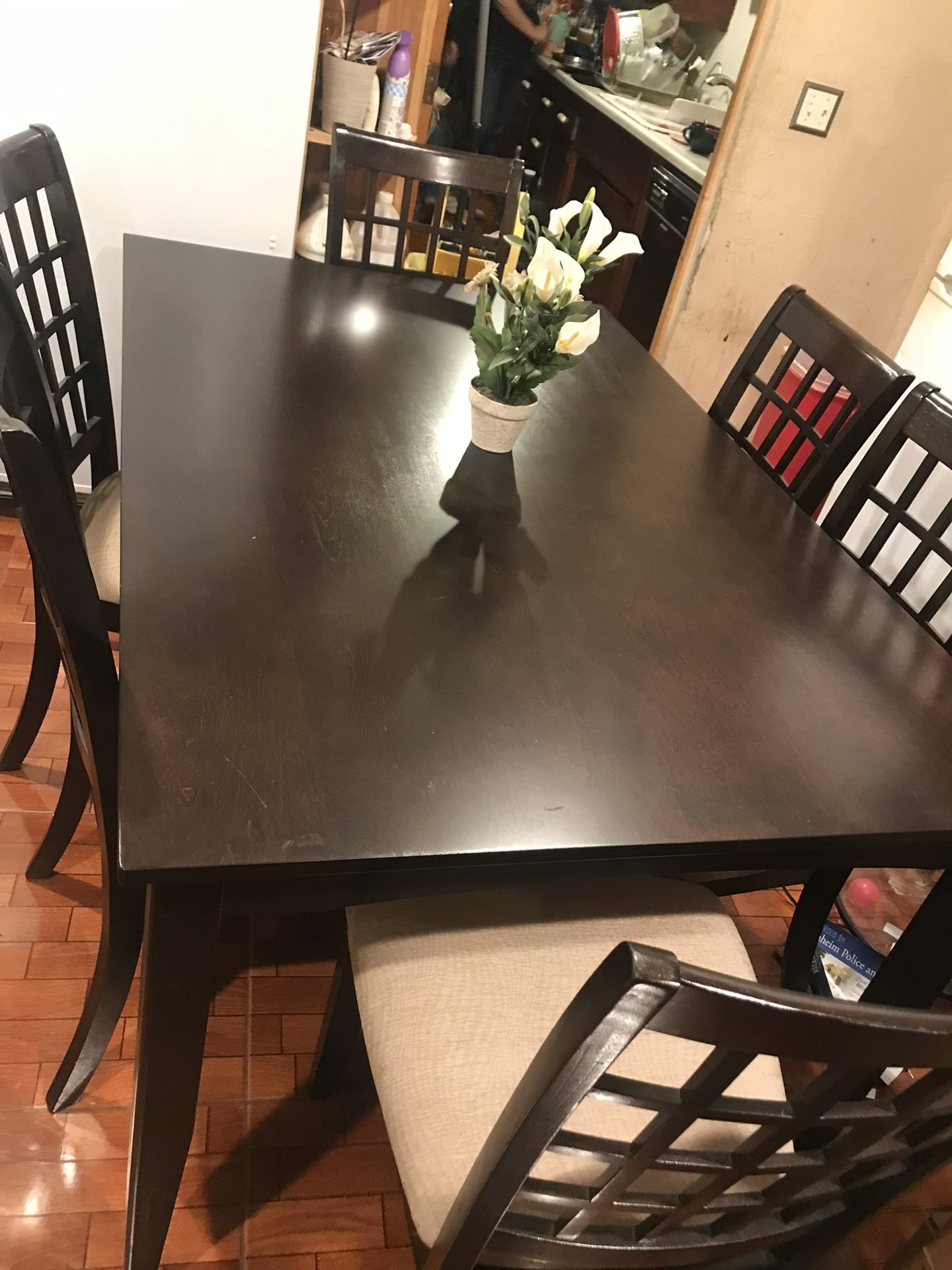 Dinning Table W/ 6 Chairs