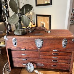 Vintage Craftsman Tool Chest Wood