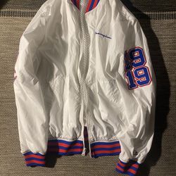 Vintage Champion Mens Jacket Large Long Sleeve 1999 Rochester NY Windbreaker