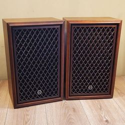 Vintage Sansui SP-30 Bookshelf Speakers * Real Wood * Super Original