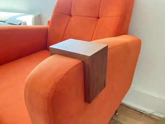 Armchair (Floriana Upholstered Armchair) + Free armrest table