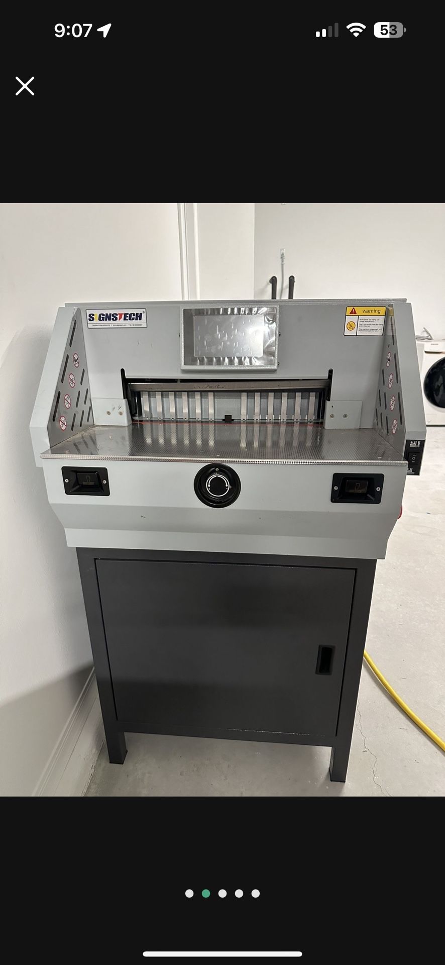 Cutter Machine Brand New Condition.