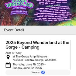 Beyond At The Gorge Camp Pass 
