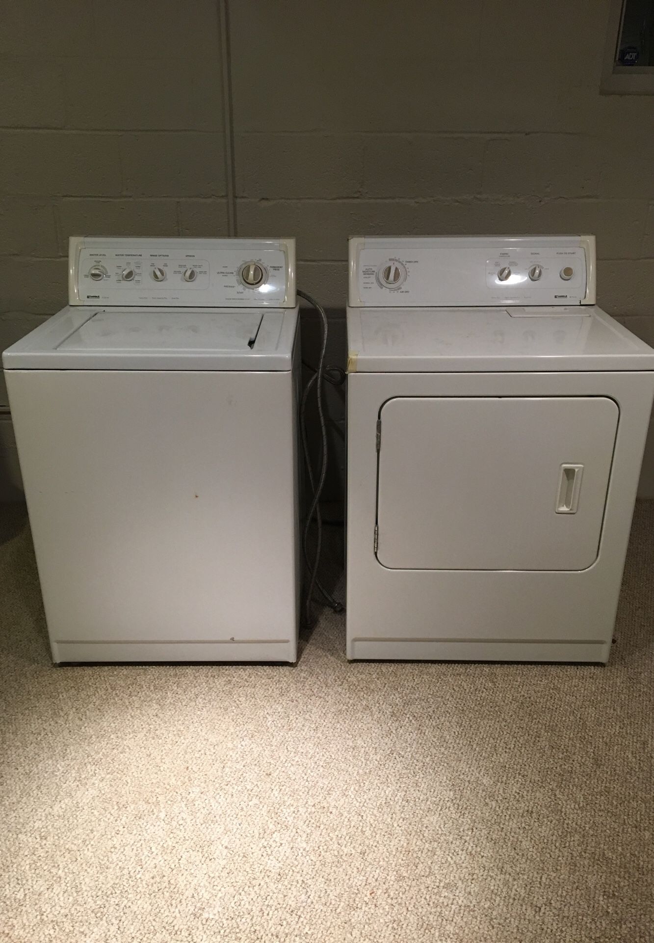 Kenmore 80 Series Washer & Dryer