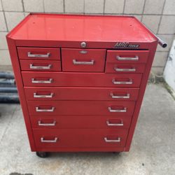 Vintage Mac Tools 10 Drawer Tool Box 27” Wide