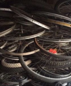 Bike parts rims tires forks