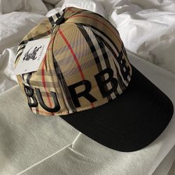 Adjustable Hat Says “Burberry” On It