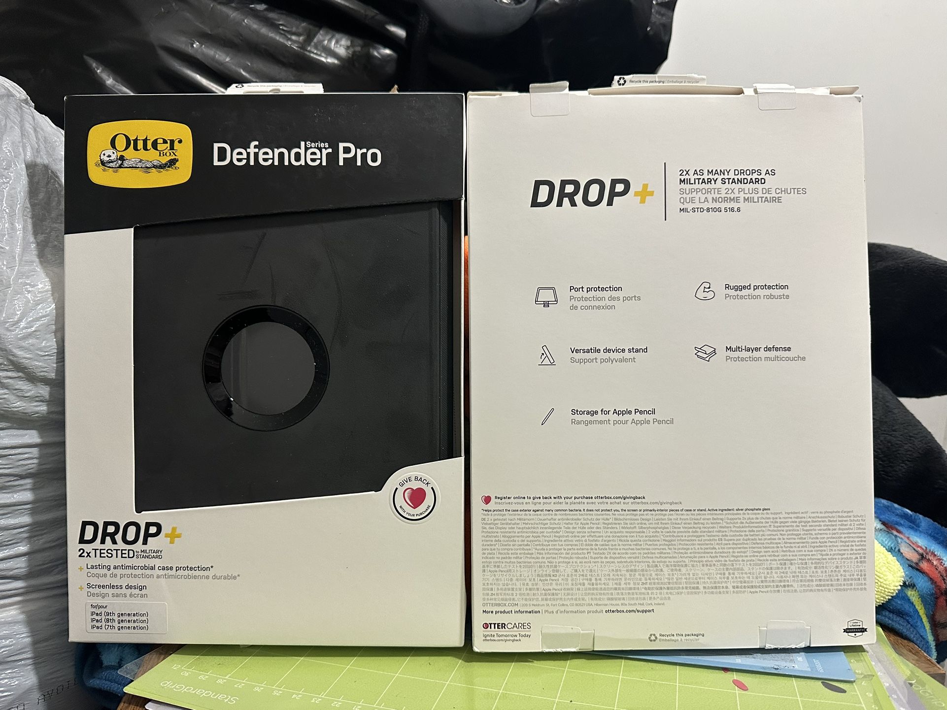 OtterBox Defender Pro iPad Case 7th/8th/9th Generation - *New*- $20 Ea.