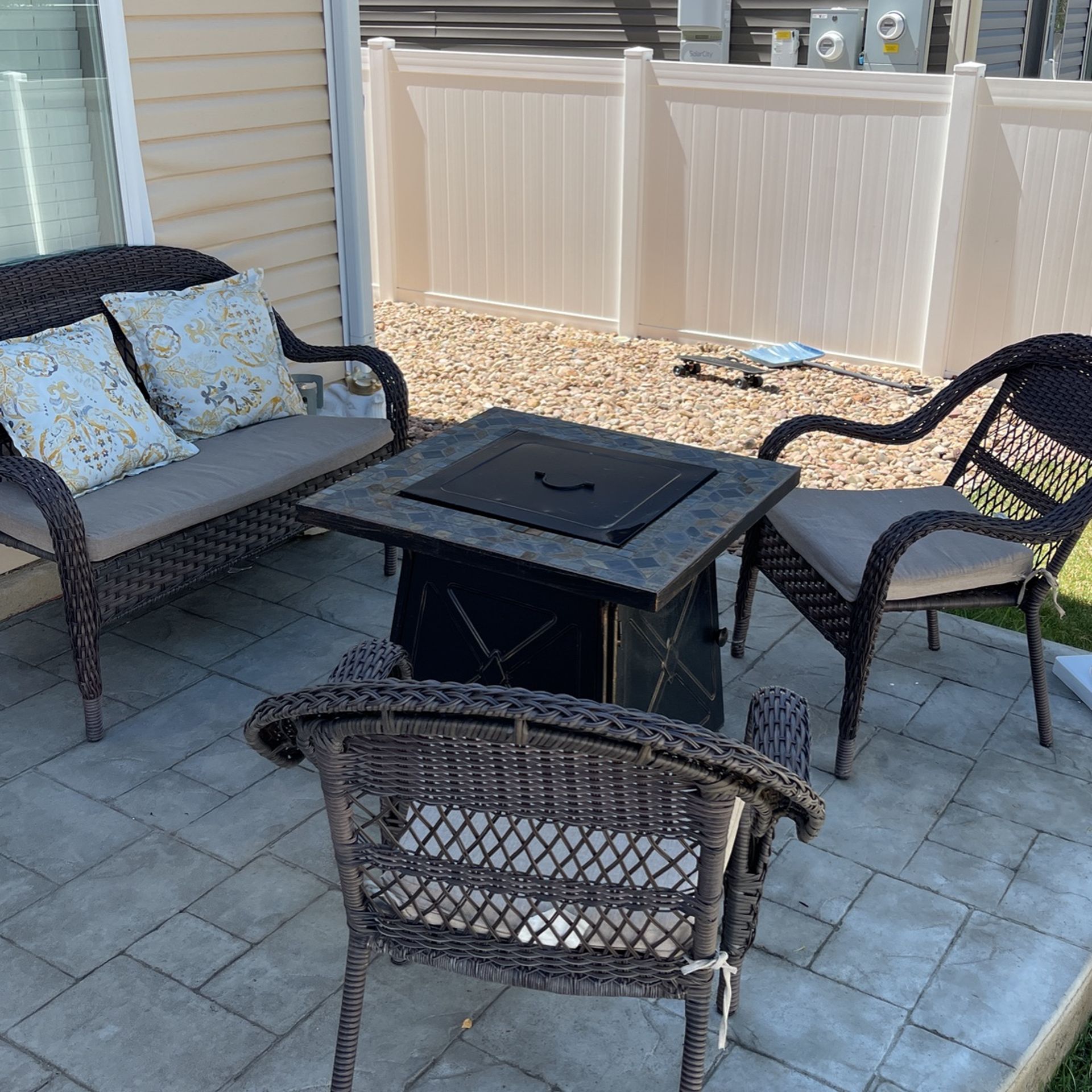 Propane Fire Pit Outdoor Kit