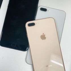 Factory unlocked apple iphone 8 plus 64 gb , store warranty 