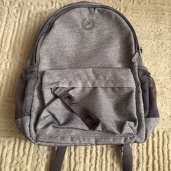 PINK Victoria’s Secret Mini Backpack Gray Casual School Travel Bag