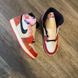 Jordan 1 Spider-Man size 