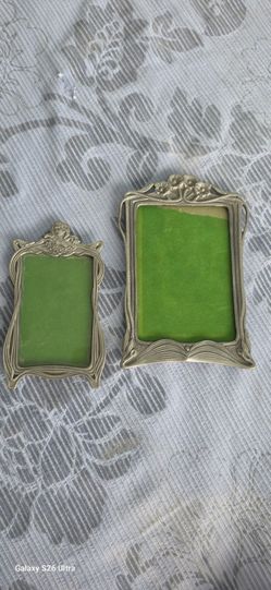 Vintage Elias Fine Pewter Picture Frames 1880/1925 USA Price For Both Used