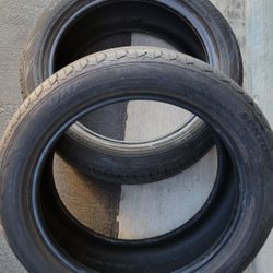 205/50R17 Two Tires Llantas (USED)