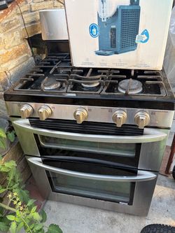Stove and fridge