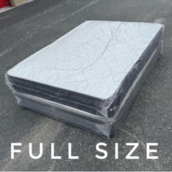 NEW Mattress Full Size With Box Spring // Offer  🚚