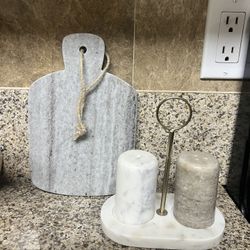 New Kitchen Set Salt & Pepper & Decor For $12