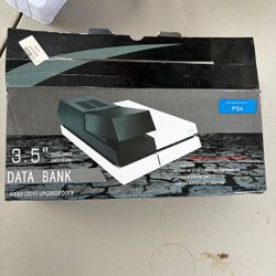 PS4 Data Bank 3.5” Hard Drive Upgrade Dock – Hard Drive Enclosure for PlayStation 4