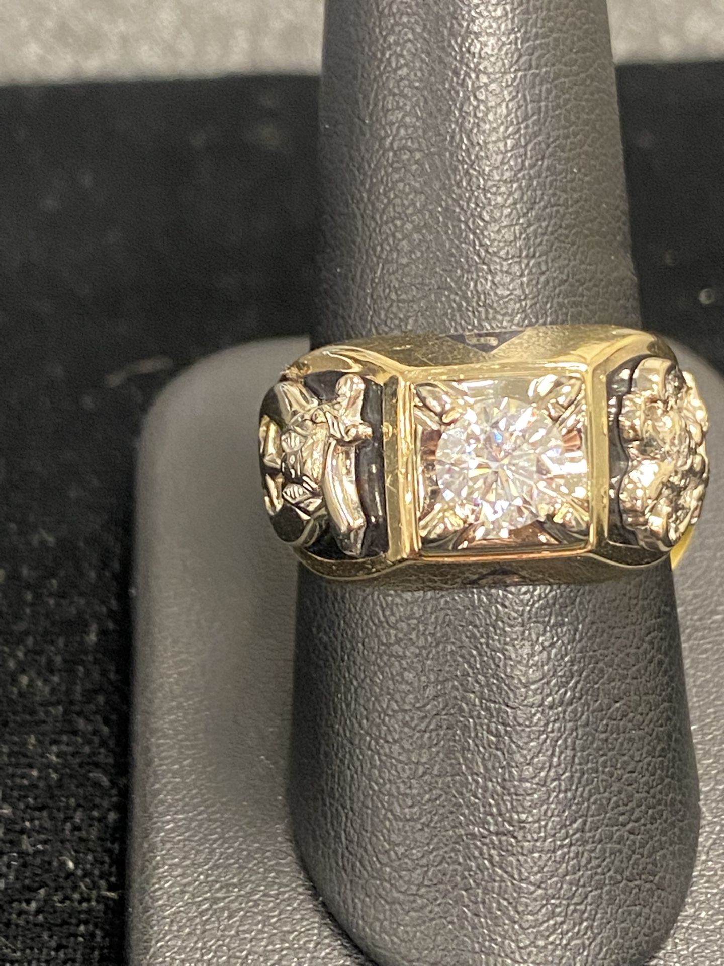 14kt Yg Masonic Scottish Rite Mystic Shriners Ring