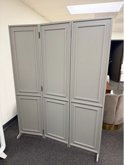 Gray Room Divider