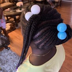 Kids Hairs Braiding 