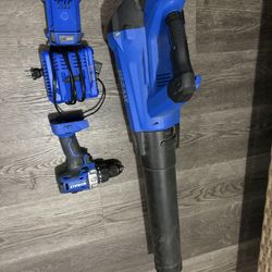 Leaf Blower And Drill 