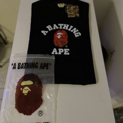 Brand New S Red Ape Bape  Shirt