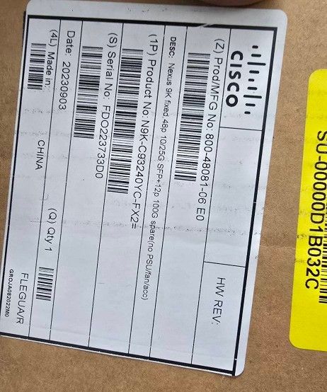 Cisco Equipment