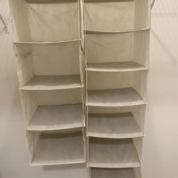 Hanging Closet Organizer Set – 6 & 5 Shelf