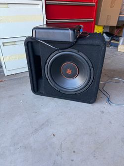 JBL 1000W Subwoofer with Pioneer amplifier