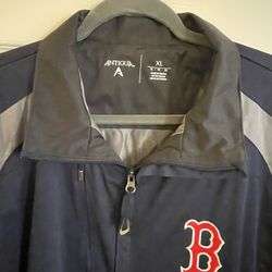Boston Red Sox Antigua Mens Windbreaker Jacket XL MLB Full Zip