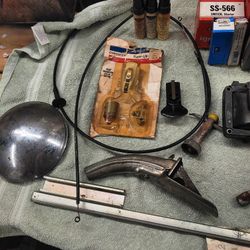 Box Of Misc Vintage Automotive Stuff