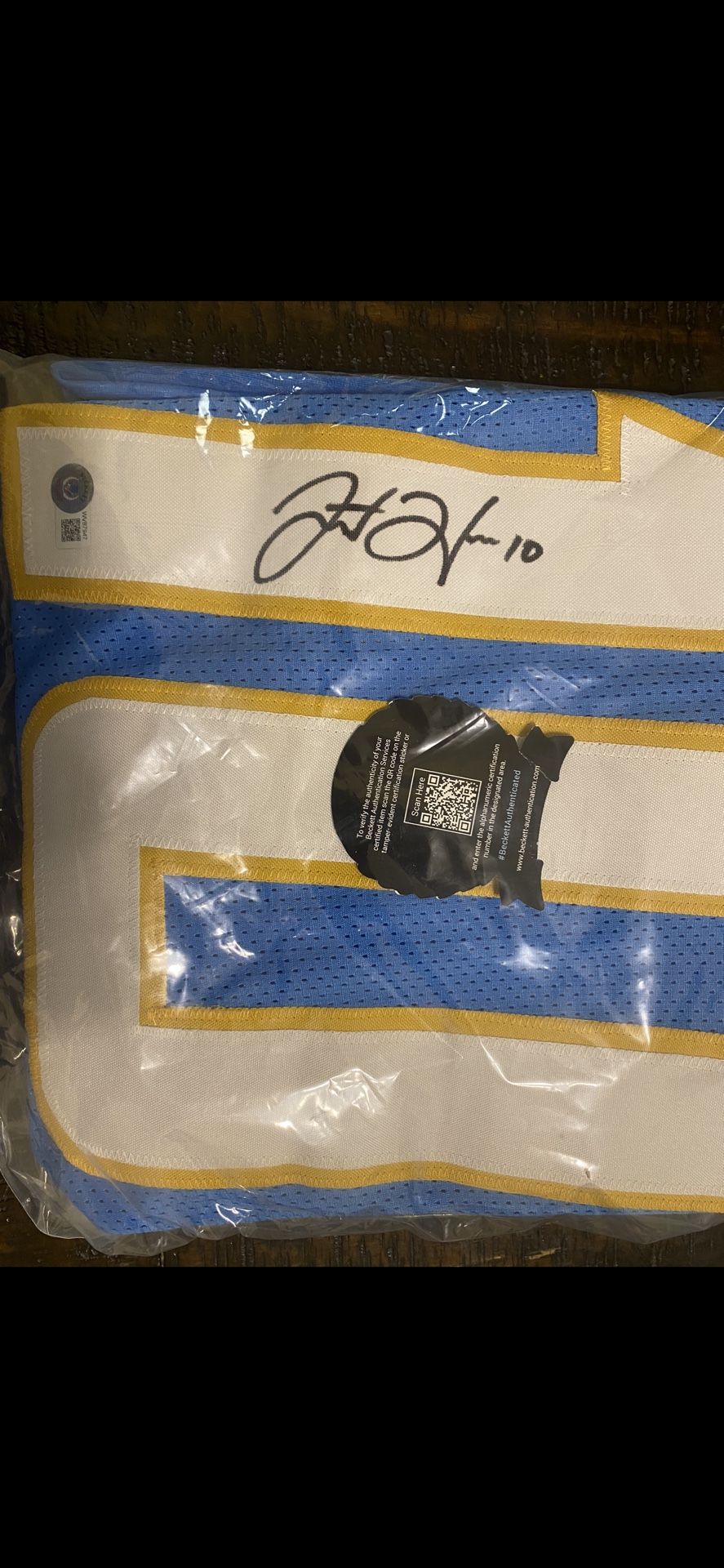 Justin Herbert Autographed Jersey