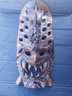 Big wood mask