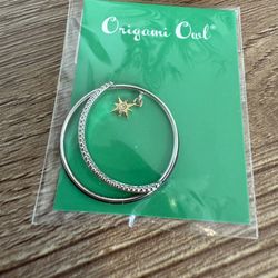 Authentic Origami Owl Star Moon Window Plate  Living Locket Accessories New 