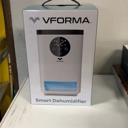 Vforma Smart Dehumidifier 6x5.3x9.5” Brand New Never Opened