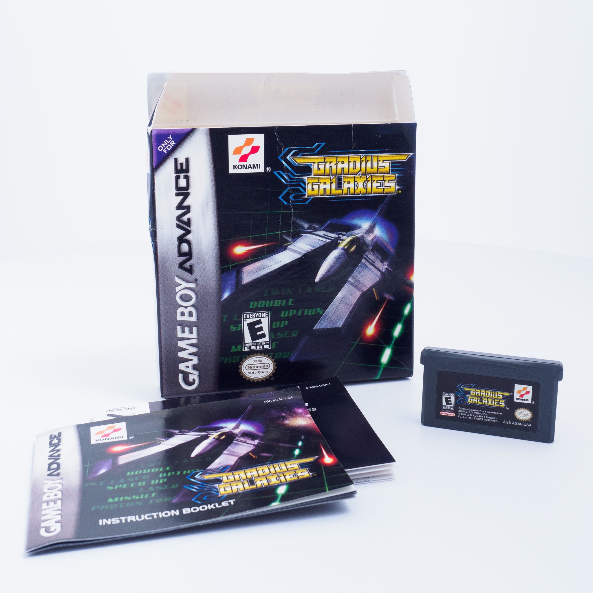 Gradius Galaxies for Nintendo Gameboy Advance GBA