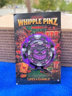 Whipple Pinz Poker Chip Coin Blip