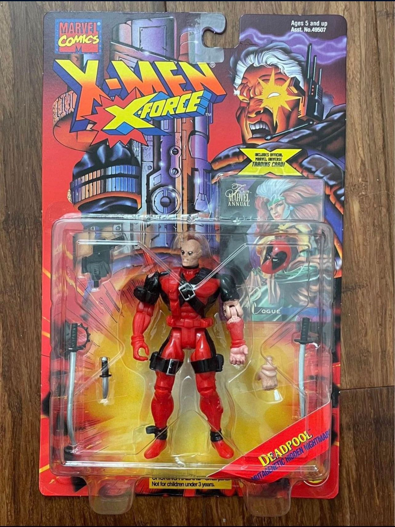 Marvel X-Force 1995 Toybiz Deadpool Action Figure
