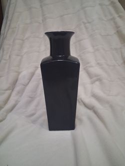 Vintage Harger Tall Cobalt Glossy Vase