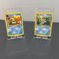 1995 Omanyte/Omastar Fossil Pokemon Cards
