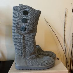 UGG Classic Cardy Boot Low Or High Gray Women’s Size 9