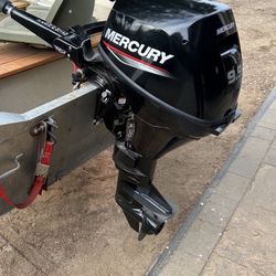 12’ Valco Aluminum Boat And Brand New 9.9 Under Warranty Still