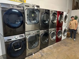 LG SET STEAM WASHER AND ELECTRIC DRYER 