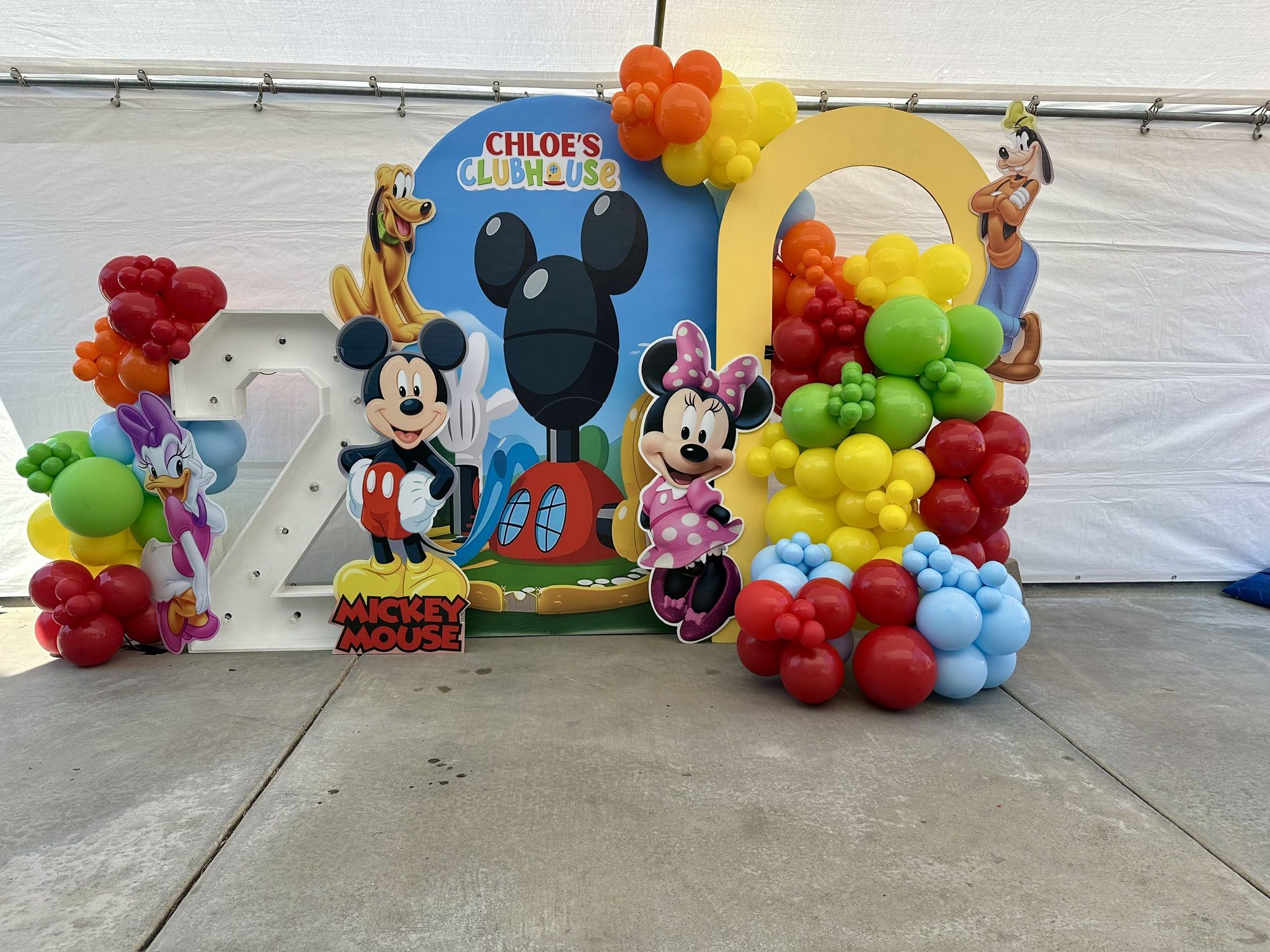 Mickey Balloon Garland 