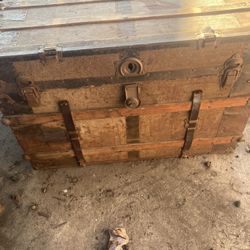 Antique Steamer Trunk