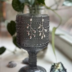 Sterling Silver Branch Earrings