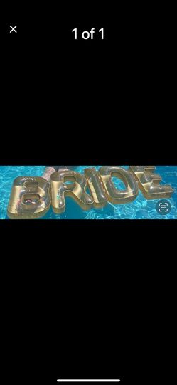 Bachlorette BRIDE  pool floatie